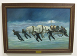 James Melvin painting, N.C. Aquarium - Manteo